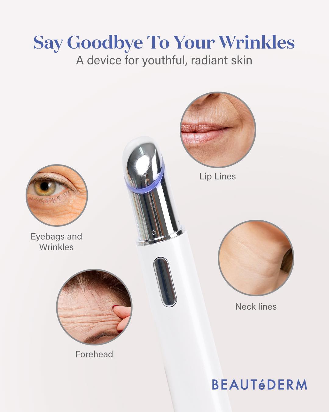 Anti-aging Eye Massager Pen for Dark Circles, Puffiness, and Wrinkles FREE Eye Balm Dor