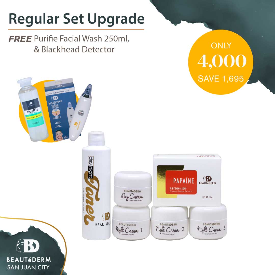 Beautederm Regular set newest free underarm set