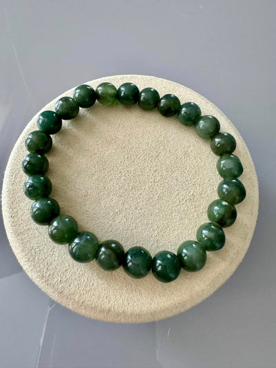 JEWELRY: Real Jade 10mm Bracelet