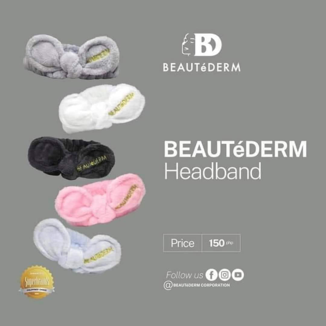 BEAUTEDERM Ribbon Headband - color varies