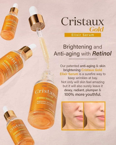 Buy 1 Take 1 Cristaux Gold Elixir Serum 30ml