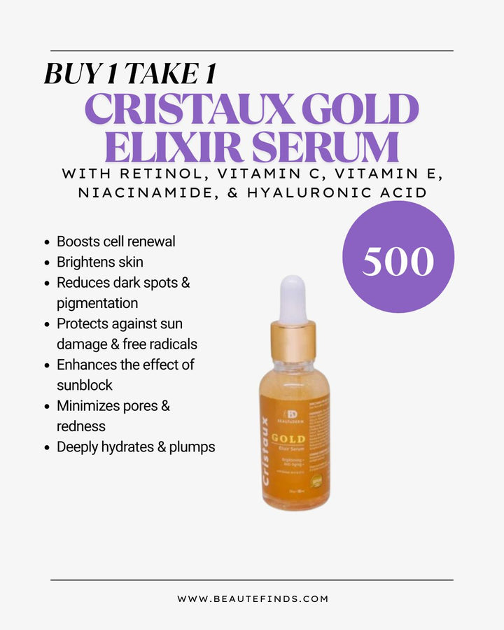 Cristaux Gold Elixir Serum 30ml – BeautéFinds