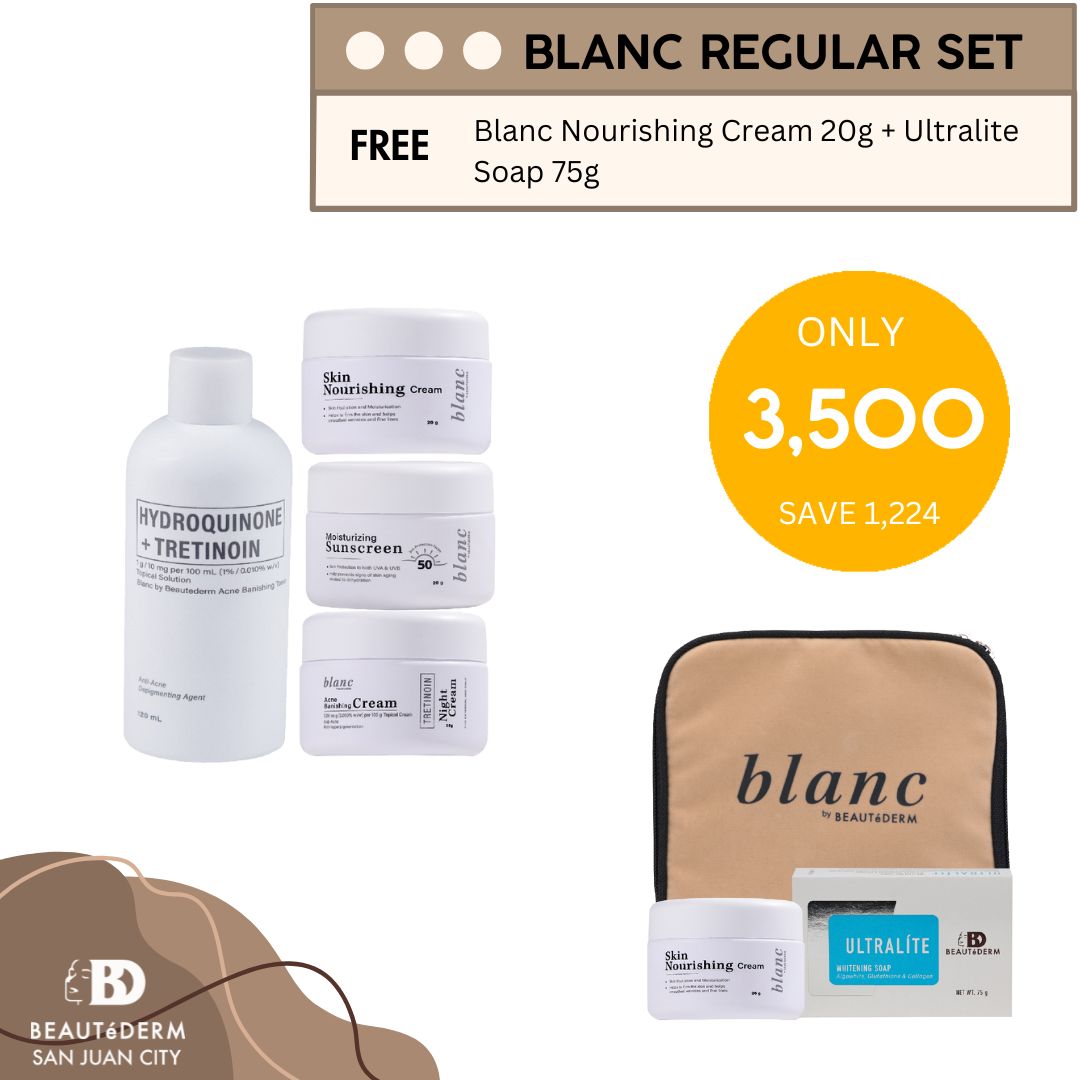 Blanc Regular Set with Free Blanc Nourishing Cream 20g and Ultralite Soap 75g