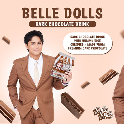 Belle Dolls Premium Dark Chocolate Drink with Rice Crispies