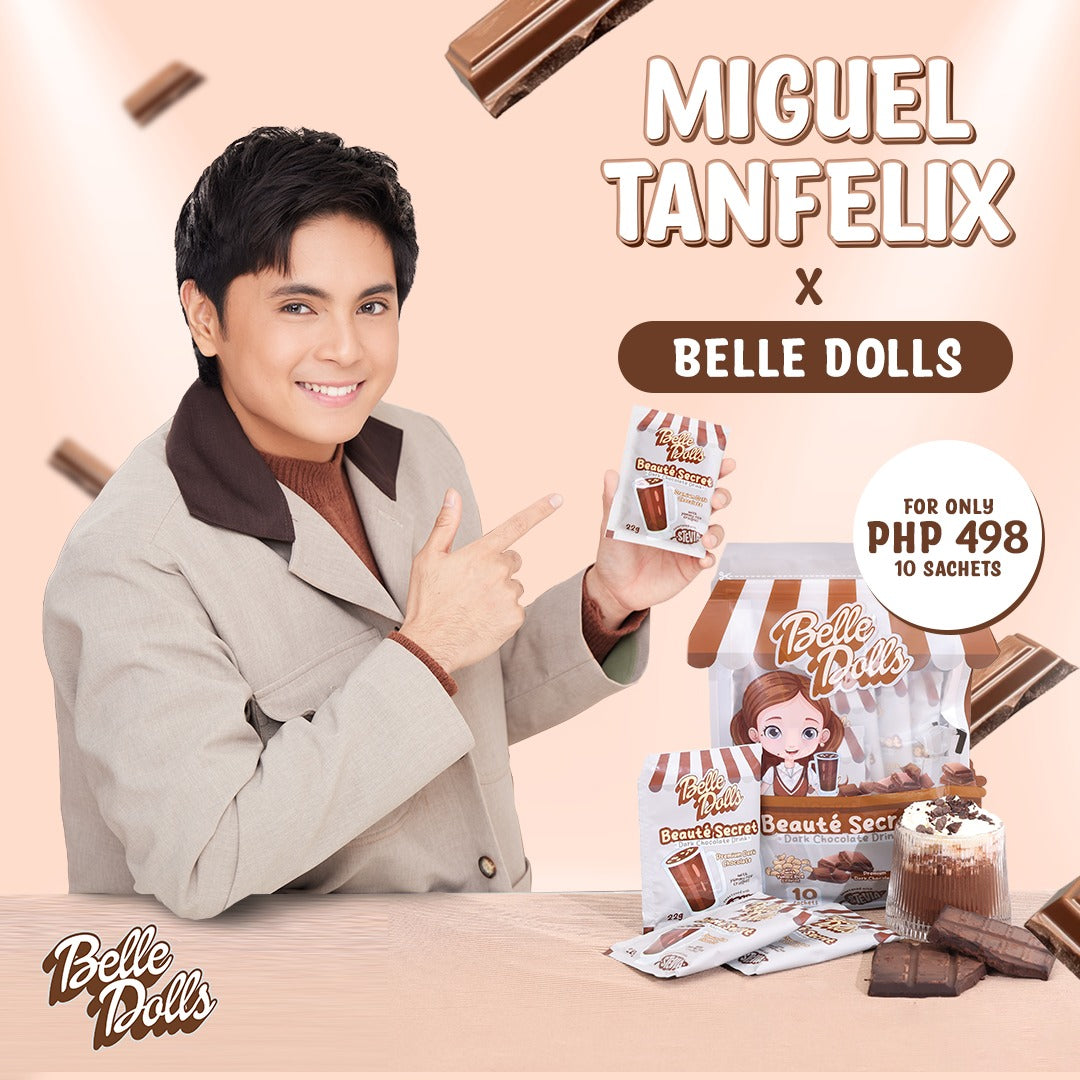 Belle Dolls Premium Dark Chocolate Drink with Rice Crispies