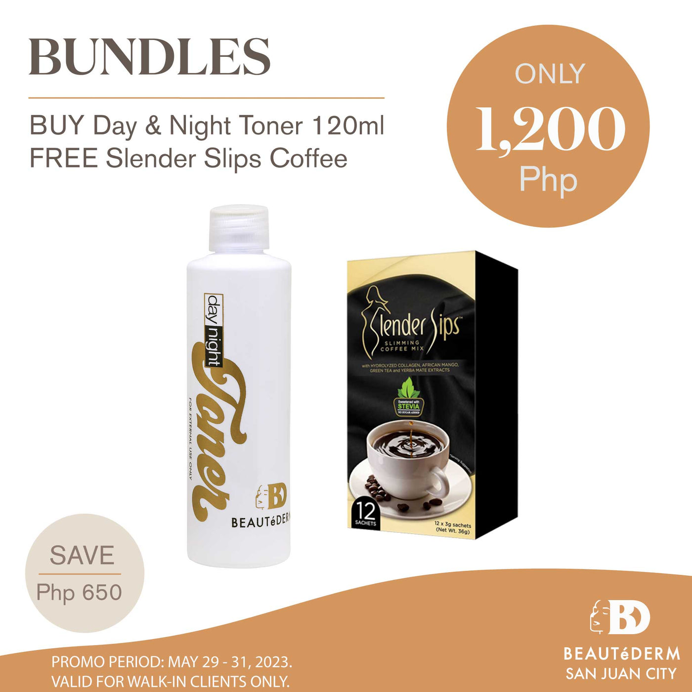 BUY Day and Night Toner 120ml Free Slender Sips Slimming Coffee