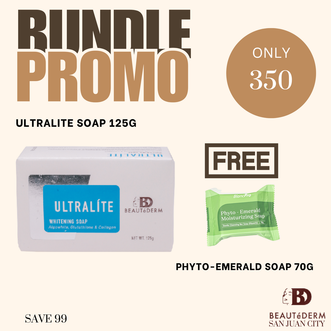 Buy Ultralite 125g, Get Free Phyto Emerald Soap 70g