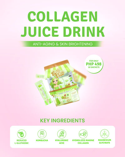 Bundle 2: Kiwi Avocado Collagen Drink + Zero Filter Sunscreen Mist + Vitamin C