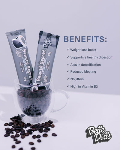 Belle Dolls Premium Black Coffee (Decaf) - 10 Sachets