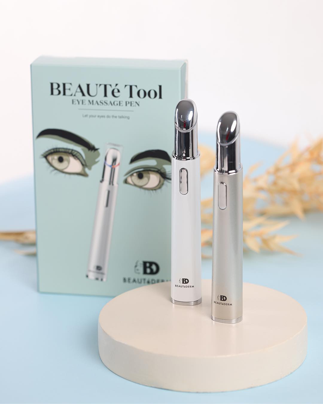Anti-aging Eye Massager Pen for Dark Circles, Puffiness, and