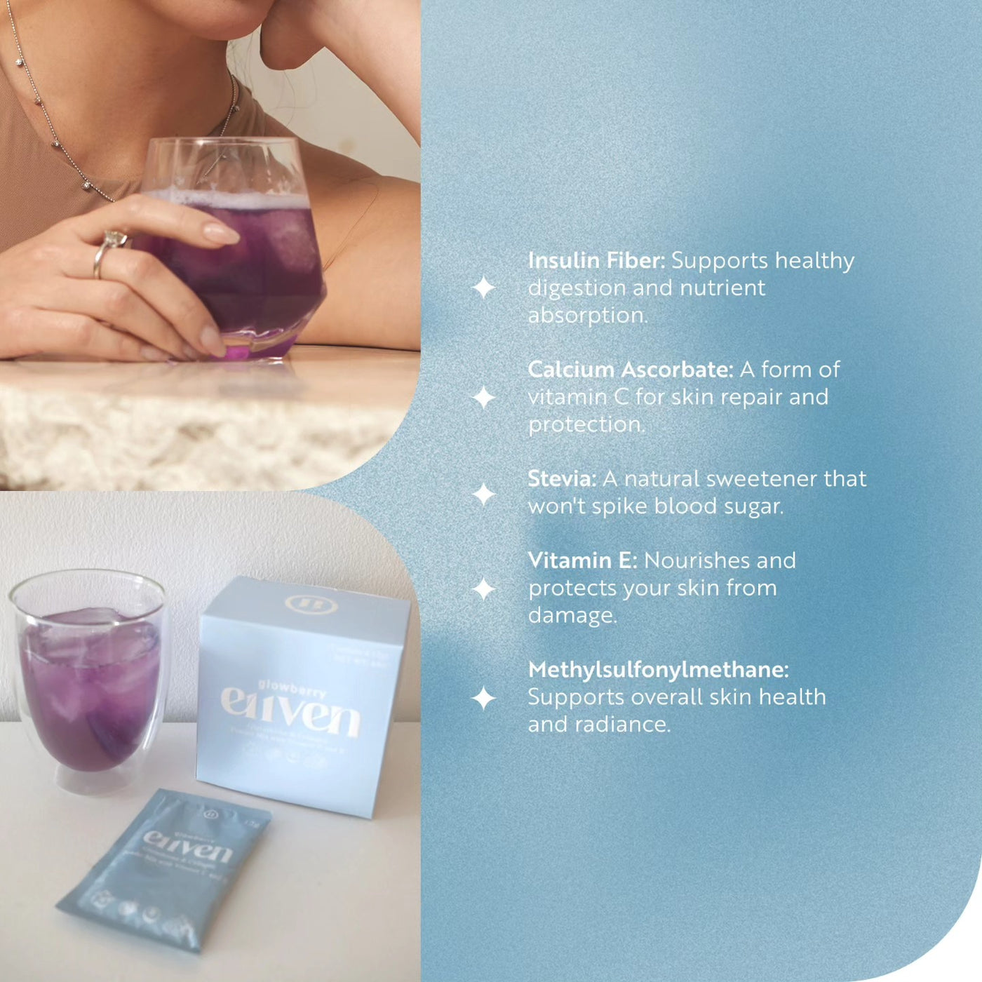 e11ven Glowberry Collagen Juice Drink