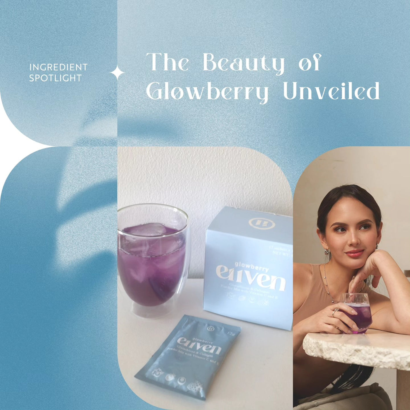 e11ven Glowberry Collagen Juice Drink