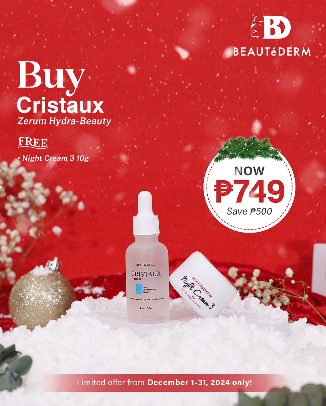 Cristaux Zerum Hydra-Beauty Skin Brightening Serum 30ml