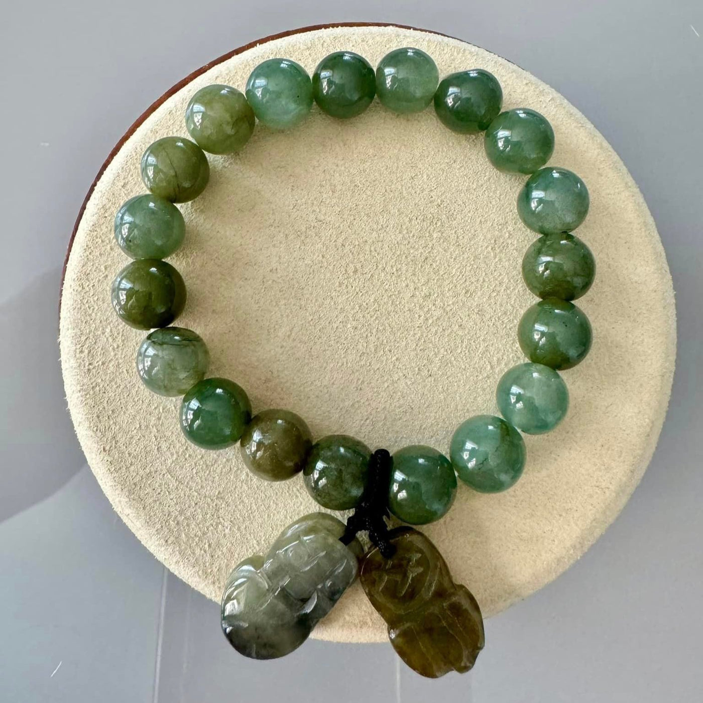 JEWELRY: Real Jade with Dangling Piyao (Pixiu)