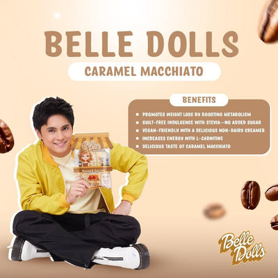 Belle Dolls Caramel Macchiato Healthy Coffee - 10 Sachets