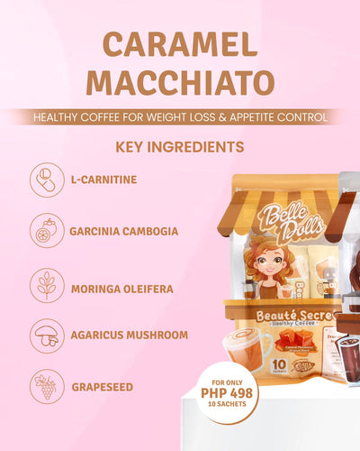 Bundle 3: Macchiato Healthy Coffee + Zero Filter Sunscreen Mist + Vitamin C