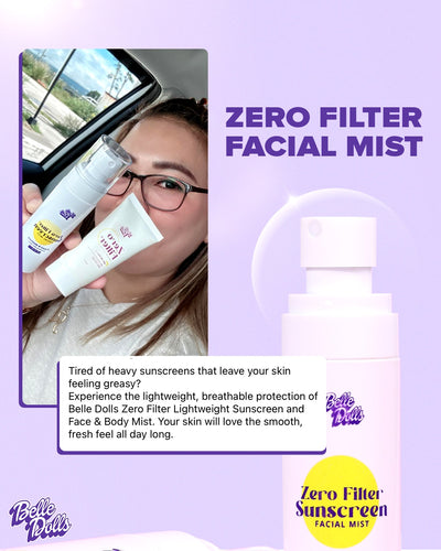 Belle Dolls Zero Filter Sunscreen Mist SPF 40++ 80ml