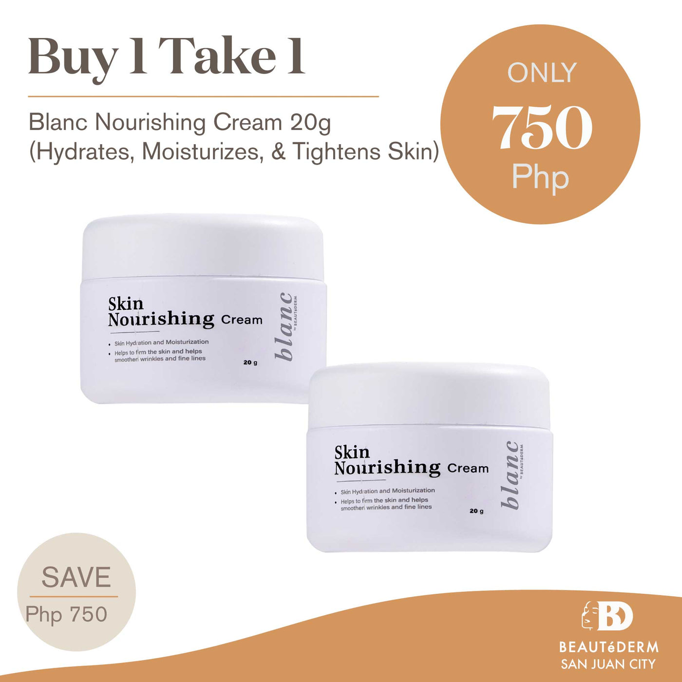 Buy 1 Take 1 Blanc - Skin Nourishing Cream 20g