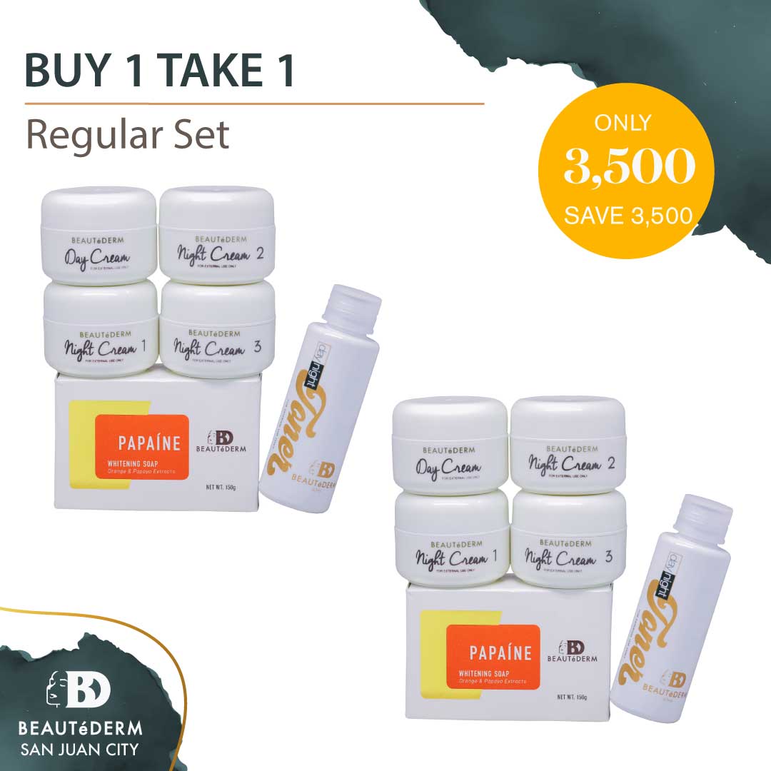 BUY 1 TAKE 1 Beautederm Regular Set