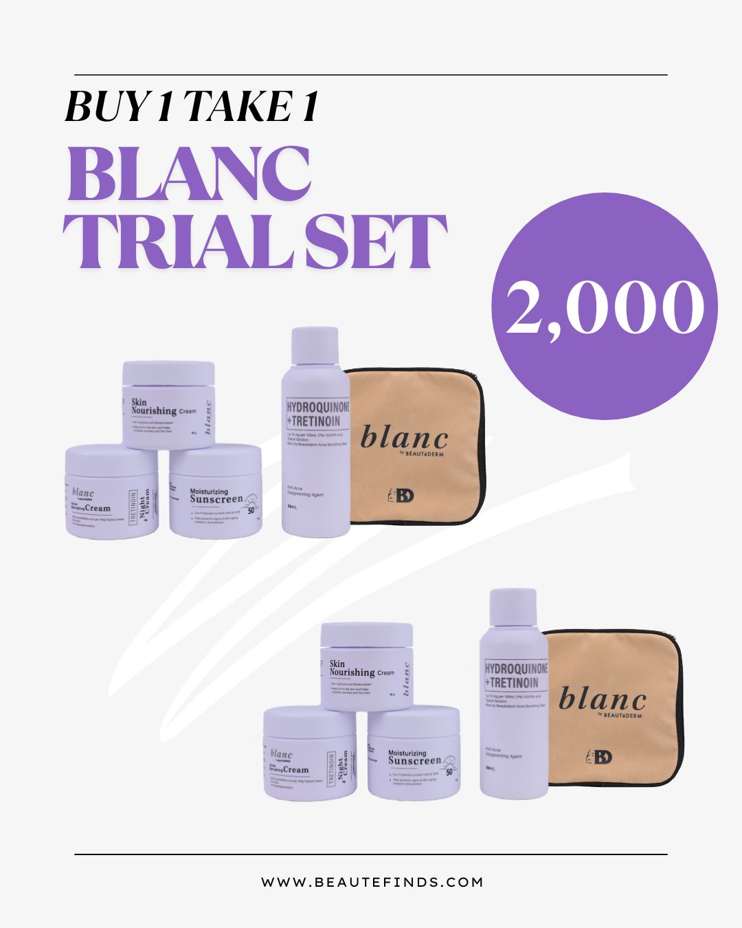 Buy 1 Take 1 Blanc Trial Set