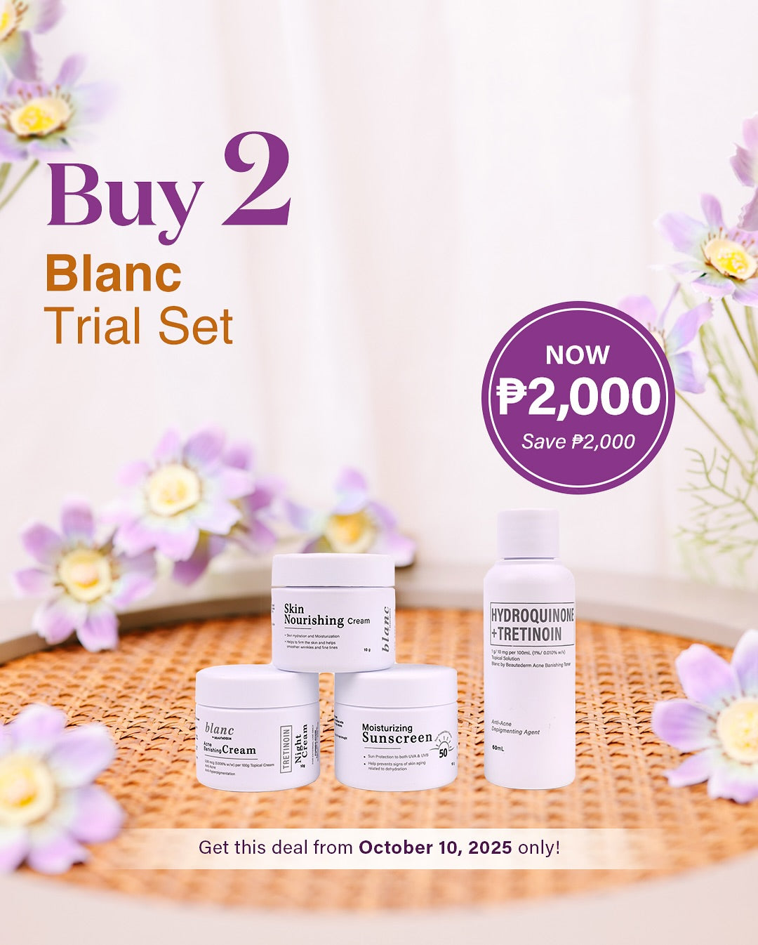 Buy 1 Take 1 Blanc Trial Set