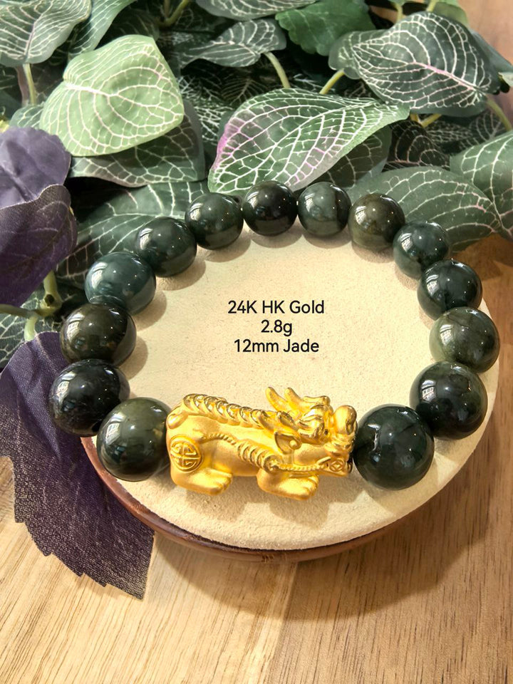 24 K Gold Piyao Bracelet - Etsy