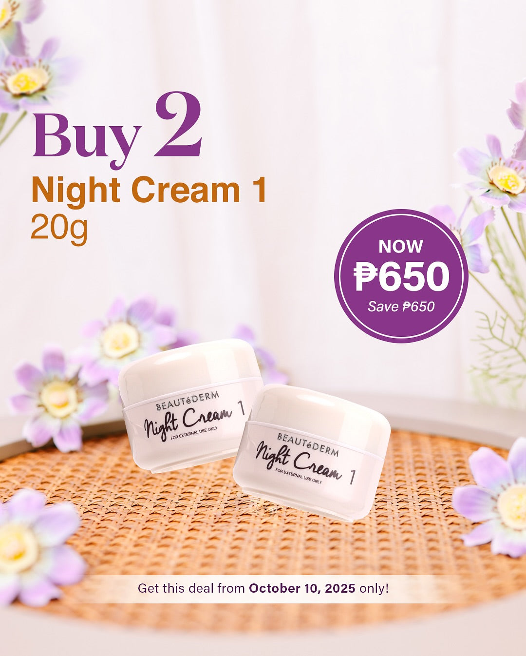 Buy 1 Take 1 Night Cream 1 (20g)