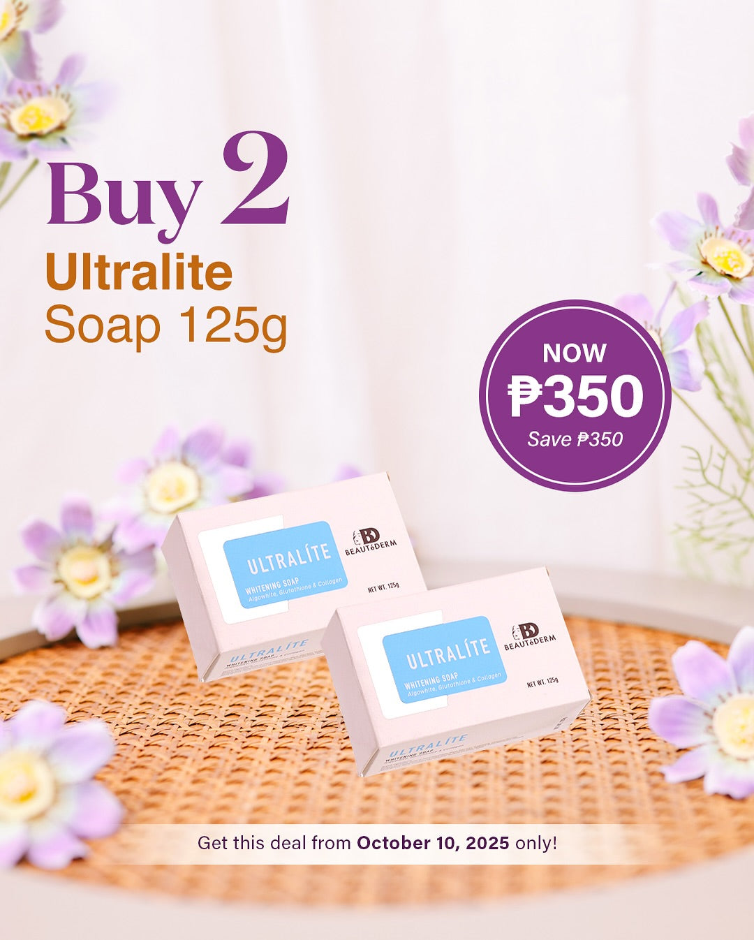 Buy 1 Take 1 Ultralite Soap 125g Only
