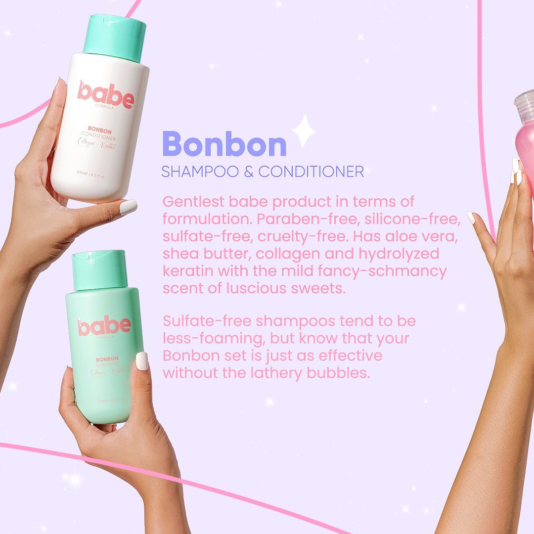 Babe Formula BONBON Shampoo and Conditioner 250ml