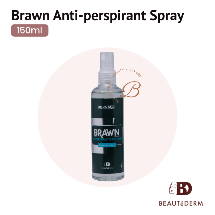 Brawn Antiperspirant White Spray