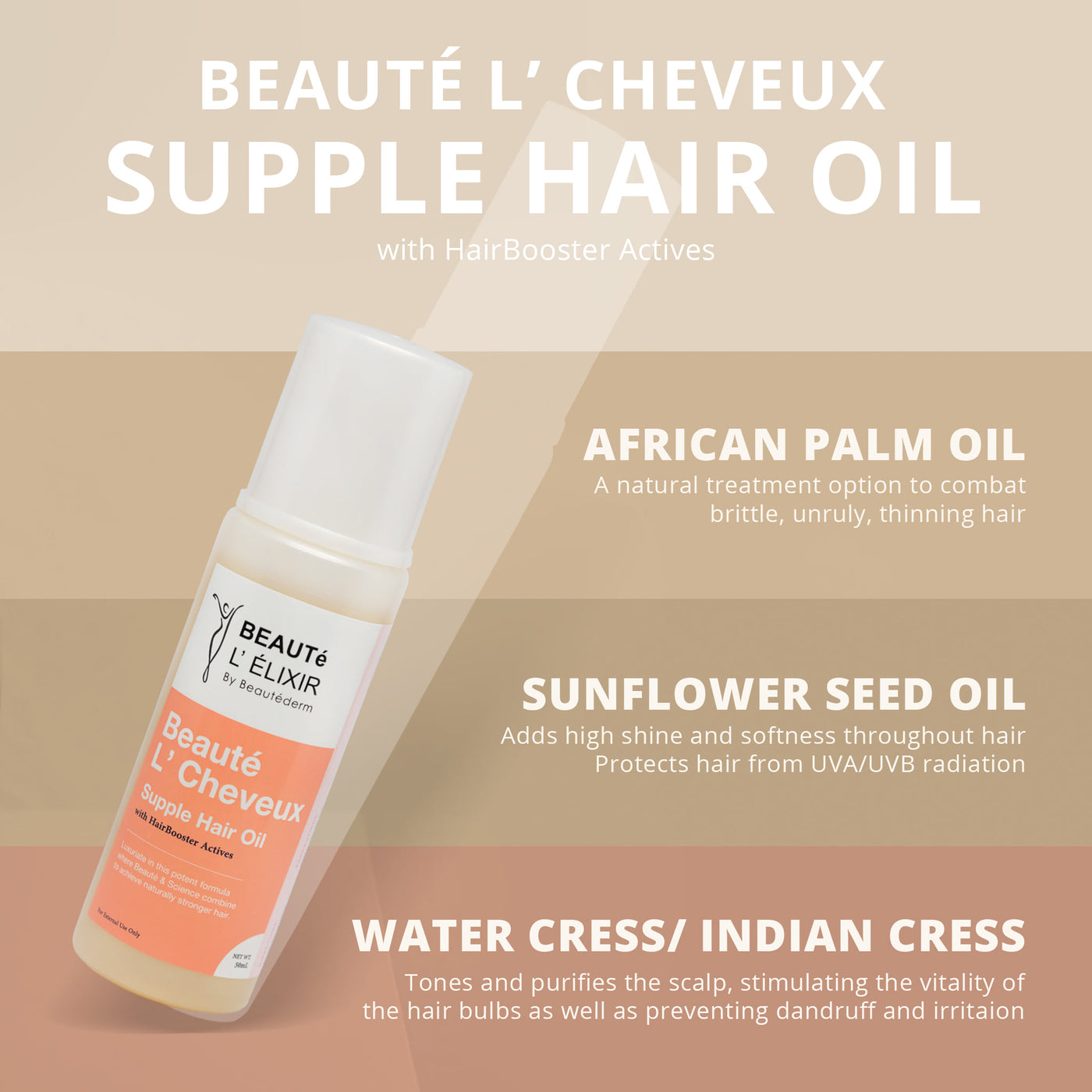 Beaute L' Cheveux Supple Hair Oil 50ml