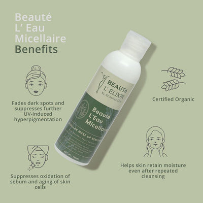 Beaute L’ Eau Micellaire Makeup Remover with Organic Fruit Extracts