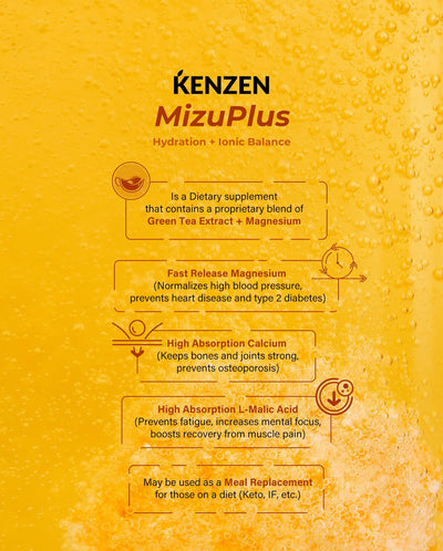 Kenzen MizuPlus (Hydration + Ionic Balance)