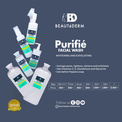 BUY Purifie Facial Wash with Brush, Free Purifie Refill 200ml