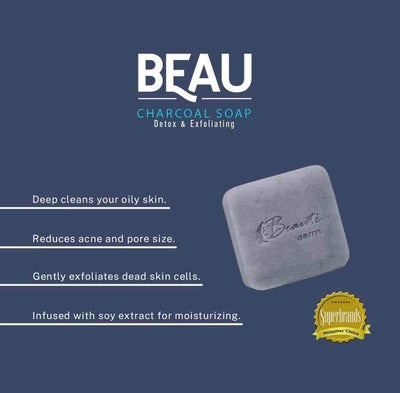 Beau Charcoal Soap 100g