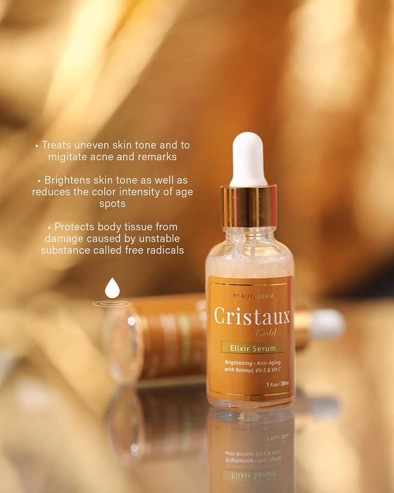 Cristaux Gold Elixir Serum 30ml – BeautéFinds