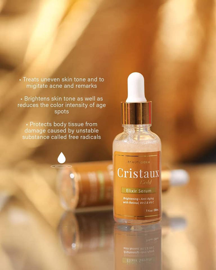 Cristaux Gold Elixir Serum 30ml – BeautéFinds