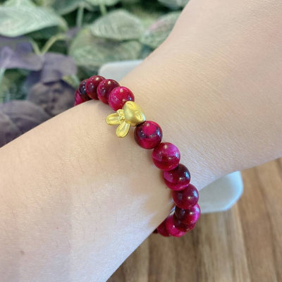 JEWELRY: Bunny Magenta Color of the Year 8mm Bracelet